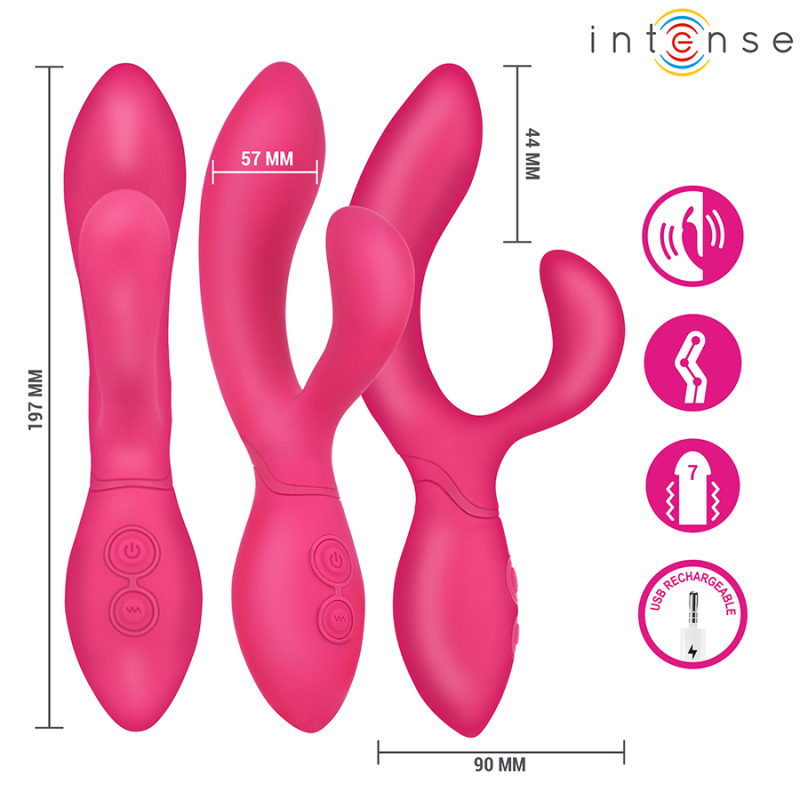 INTENSE CHARLY ESTIMULADOR VIBRADOR ARTICULABLE