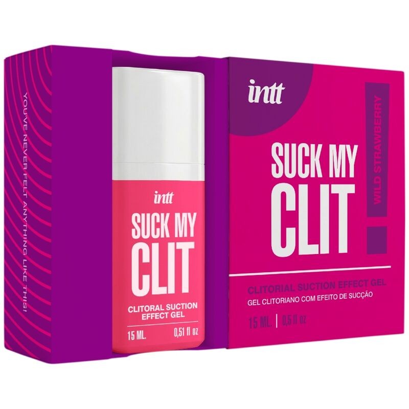 INTT SUCK MY CLIT SUCTION EFFECT GEL WILD STRAWBERRY 15 ML