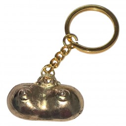 DIABLO PICANTE GOLD METAL KEYCHAIN aaWITH BREASTS