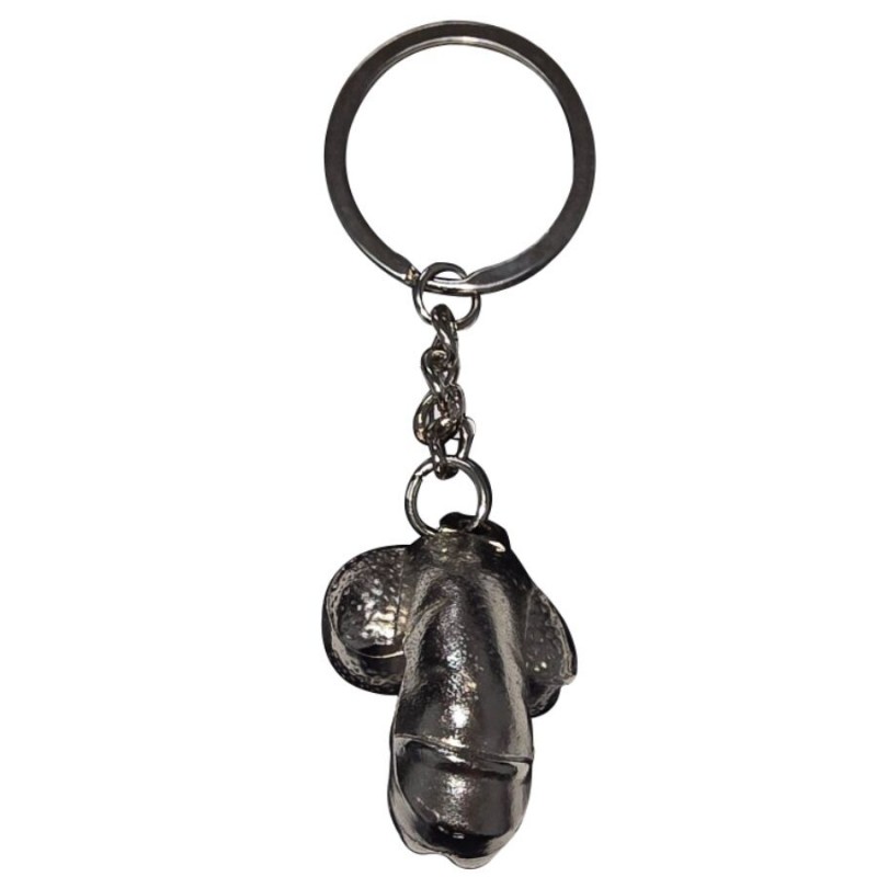 DIABLO PICANTE SILVER METAL KEYCHAIN aaSHRINKED PENIS