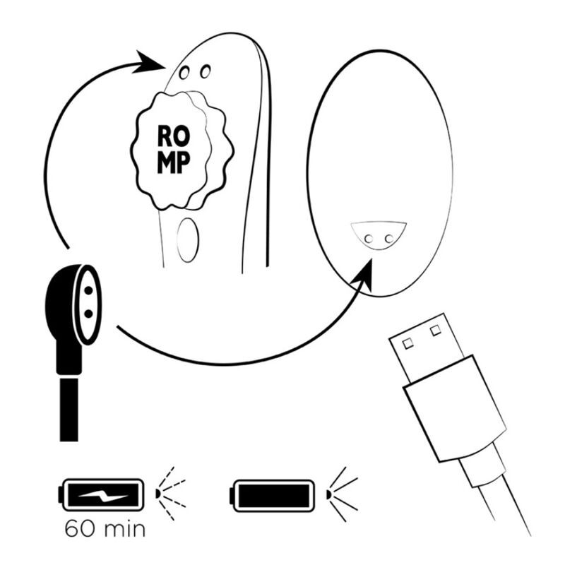 ROMP PARTY MAGNETIC VIBRATING SILICONE PANTIE WITH REMOTE CONTROL