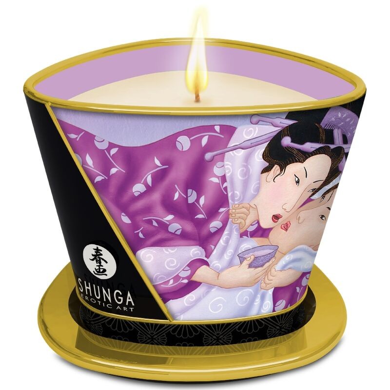 SHUNGA MASSAGE CANDLE LAVANDER 170 ML