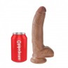 KING COCK REALISTIC DILDO WITH BALLS 228 CM