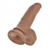 KING COCK REALISTIC DILDO WITH BALLS 228 CM