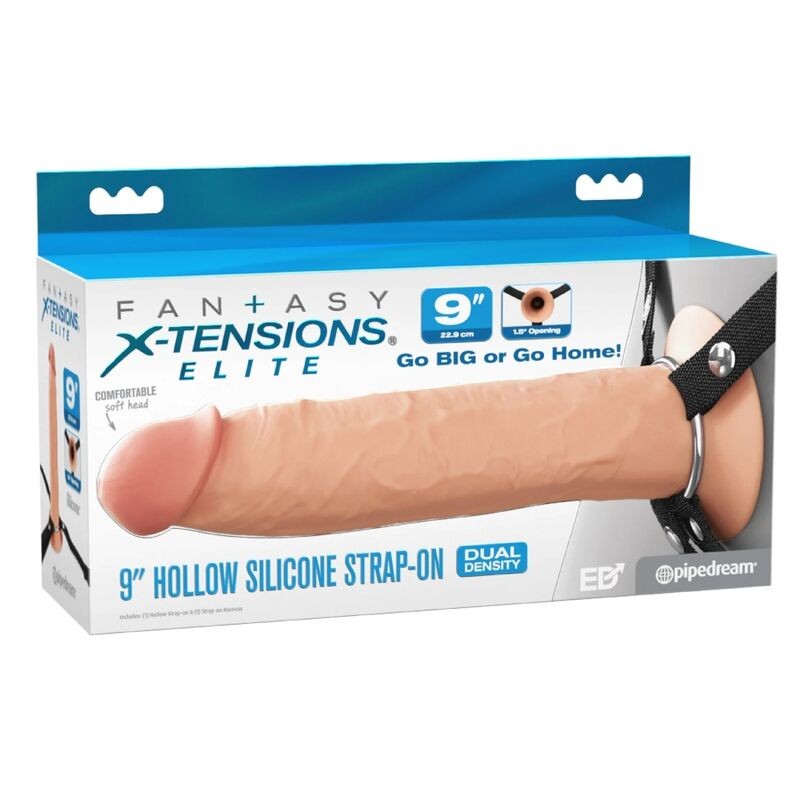 FANTASY X TENSIONS ELITE REALISTIC HOLLOW STRAP ON 241 CM