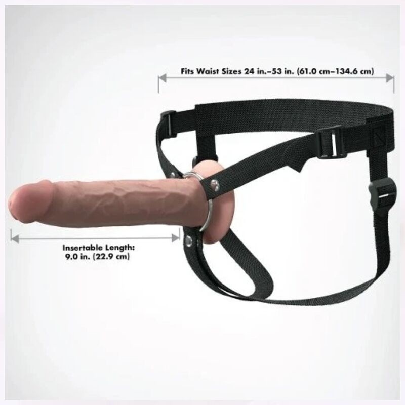 FANTASY X TENSIONS ELITE REALISTIC HOLLOW STRAP ON 241 CM
