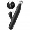 FETISH FANTASY SERIES SONIX SILICONE THRUSTER RABBIT VIBRATOR BLACK