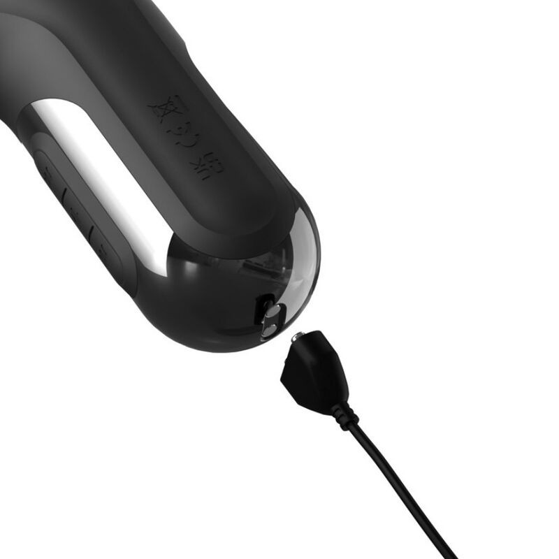 FETISH FANTASY SERIES SONIX SILICONE THRUSTER RABBIT VIBRATOR BLACK