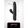 FETISH FANTASY SERIES SONIX SILICONE THRUSTER RABBIT VIBRATOR BLACK
