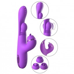 FANTASY FOR HER INTIMOTION PULSE PRO VIBE RABBIT VIBRATOR PURPLE