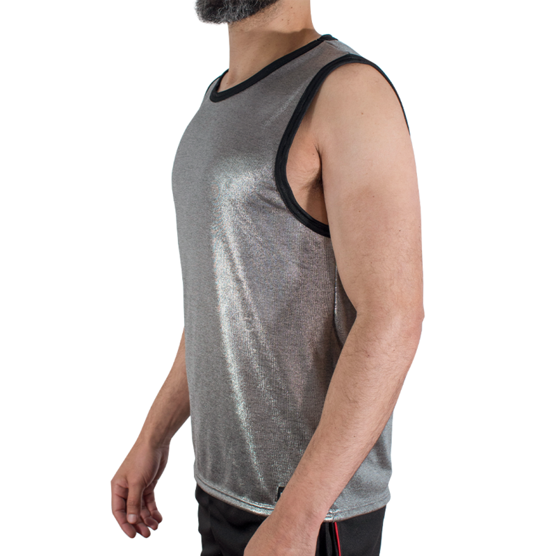 MACHO FINE GLITTER T SHIRT L XL
