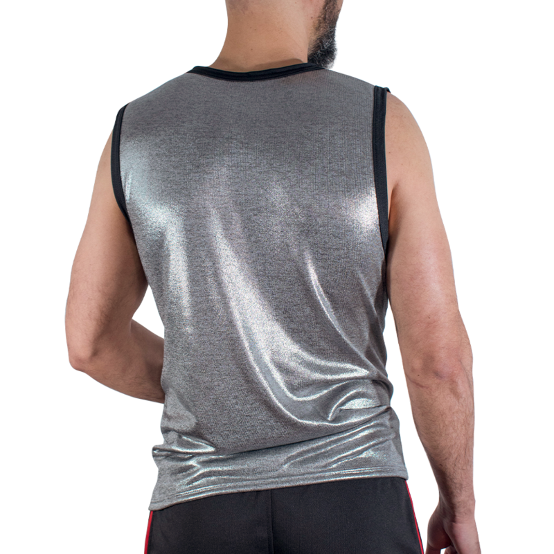 MACHO FINE GLITTER T SHIRT L XL