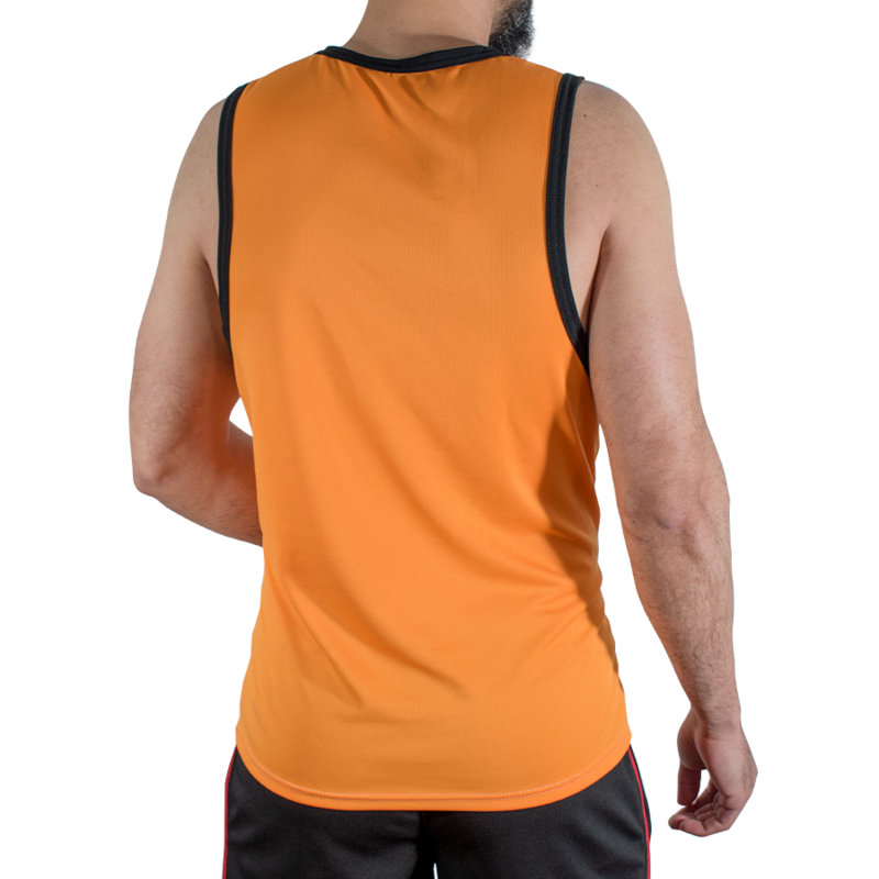 MACHO CMV005 ORANGE GYM T SHIRT S M