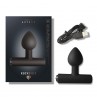 ROCKS OFF NOVA ASTRYX RECHARGEABLE PREMIUM POWERFUL ANAL PLUG 16 FUNCTION BLACK