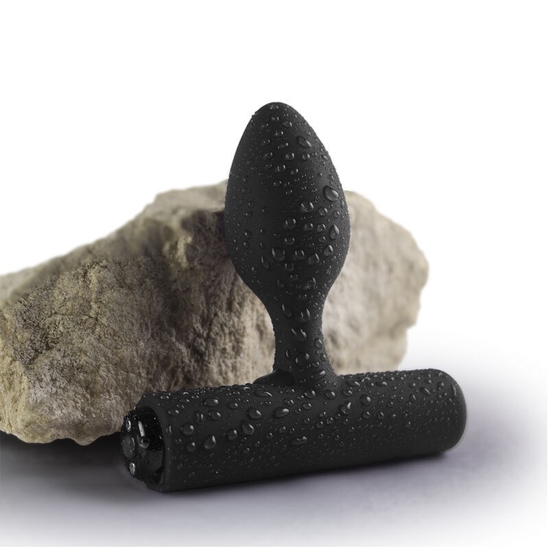 ROCKS OFF NOVA SOLARIS RECHARGEABLE SLIM POWERFUL ANAL PLUG 16 FUNCTION BLACK