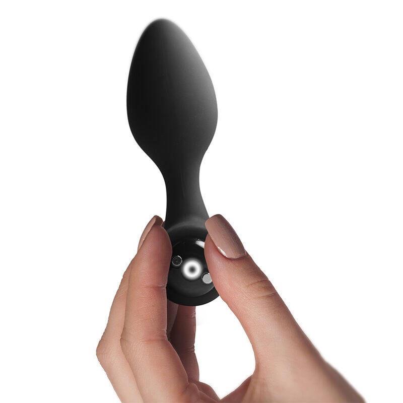 ROCKS OFF NOVA SOLARIS RECHARGEABLE SLIM POWERFUL ANAL PLUG 16 FUNCTION BLACK