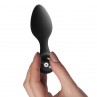 ROCKS OFF NOVA SOLARIS RECHARGEABLE SLIM POWERFUL ANAL PLUG 16 FUNCTION BLACK