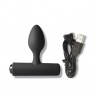 ROCKS OFF NOVA SOLARIS RECHARGEABLE SLIM POWERFUL ANAL PLUG 16 FUNCTION BLACK
