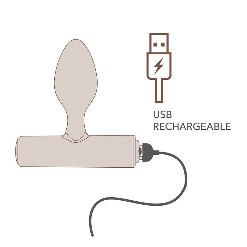 ROCKS OFF NOVA SOLARIS RECHARGEABLE SLIM POWERFUL ANAL PLUG 16 FUNCTION BLACK