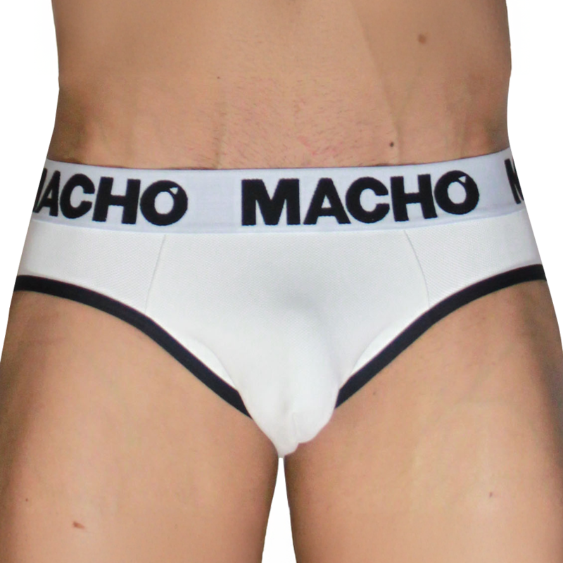 MACHO MCH006 CLASSIC SLIP WHITE BLACK S