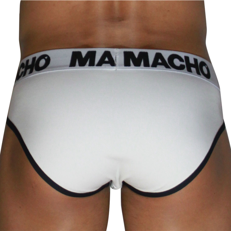 MACHO MCH006 CLASSIC SLIP WHITE BLACK S