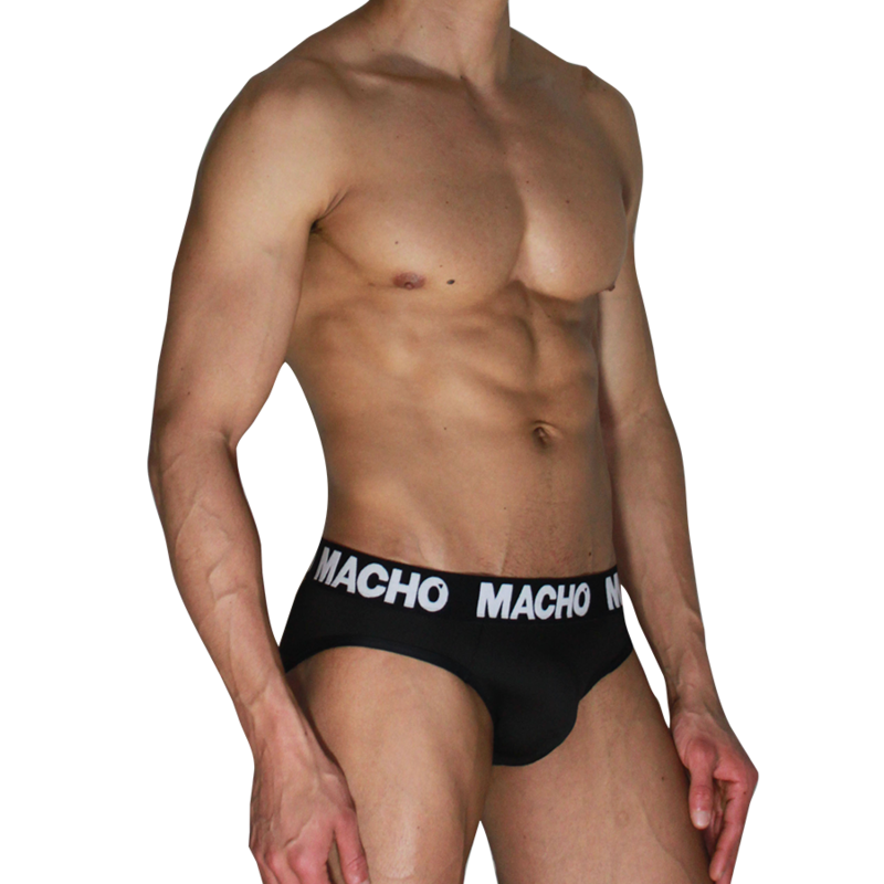 MACHO MCH007 CLASSIC SLIP BLACK BLACK S