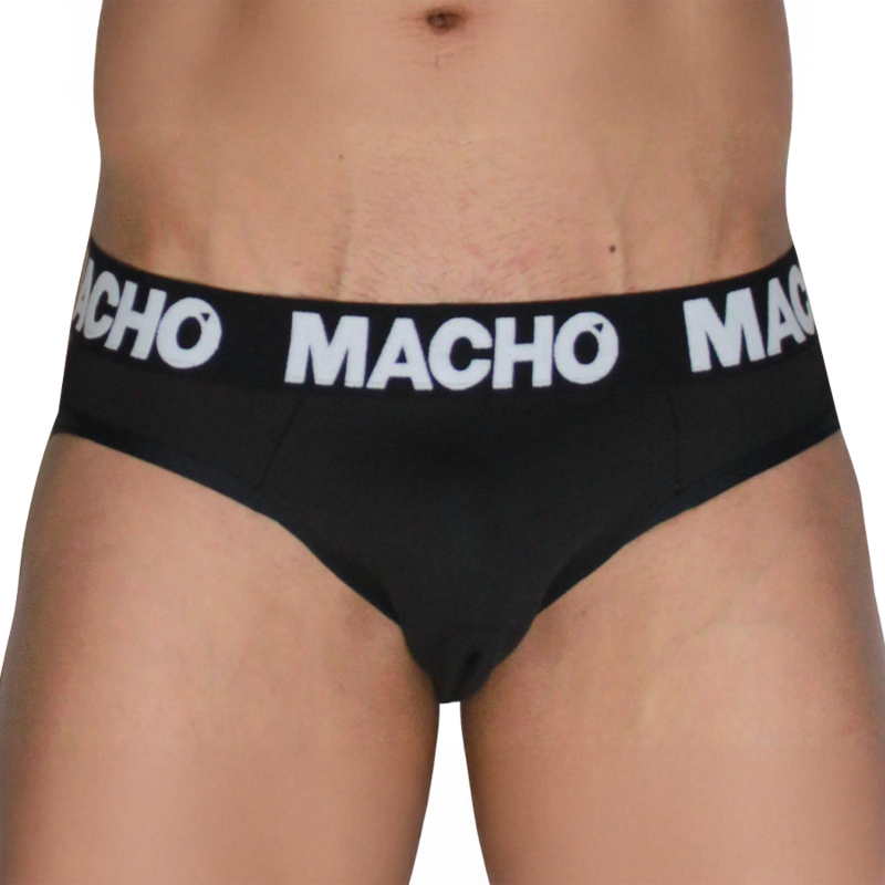 MACHO MCH007 CLASSIC SLIP BLACK BLACK S