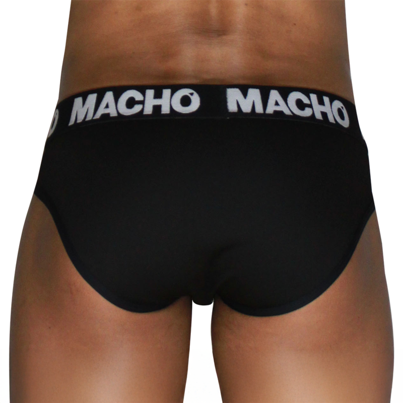 MACHO MCH007 CLASSIC SLIP BLACK BLACK S