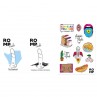 ROMP PICCOLO SILICONE DILDO WITH TRICOLOR SUCTION CUP 14 CM
