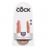KING COCK U SHAPED SMALL DOUBLE TROUBLE FLESH 127 CM