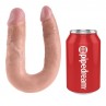 KING COCK U SHAPED MEDIUM DOUBLE TROUBLE FLESH 139 CM
