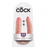 KING COCK U SHAPED MEDIUM DOUBLE TROUBLE FLESH 139 CM