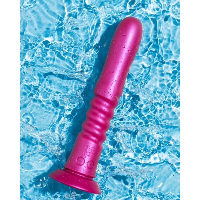 ROMP JIGGLE UP AND DOWN VIBRATOR WITH PINK SUCTION CUP
