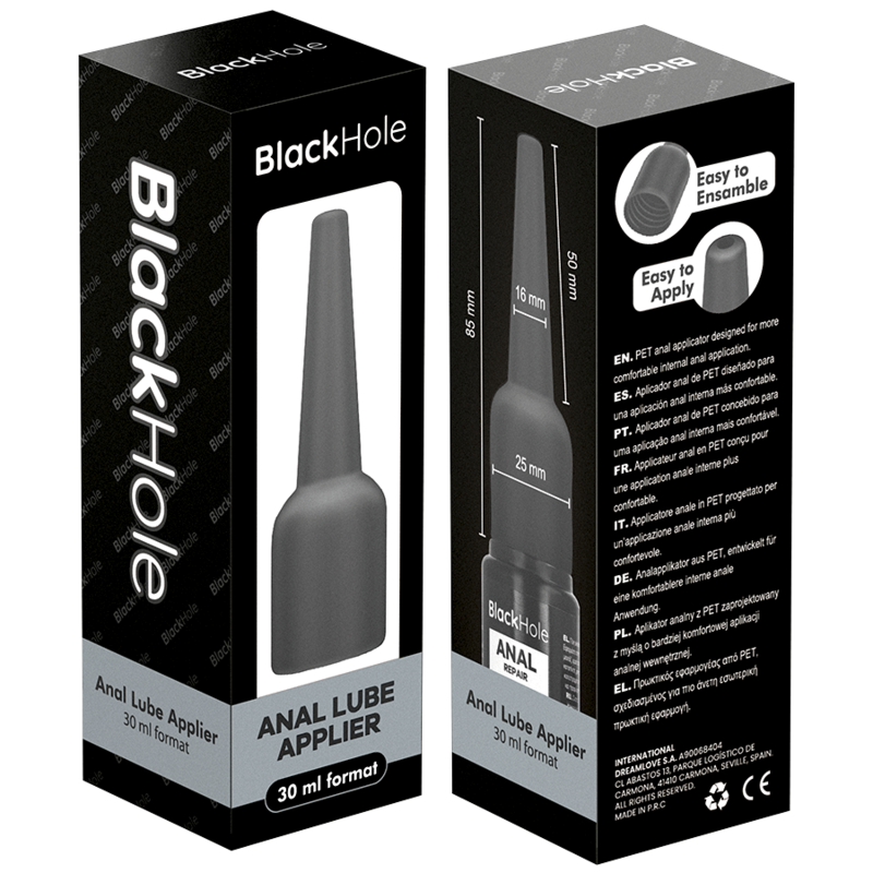 BLACK HOLE ANAL LUBE APPLIER S SIZE 30 ML