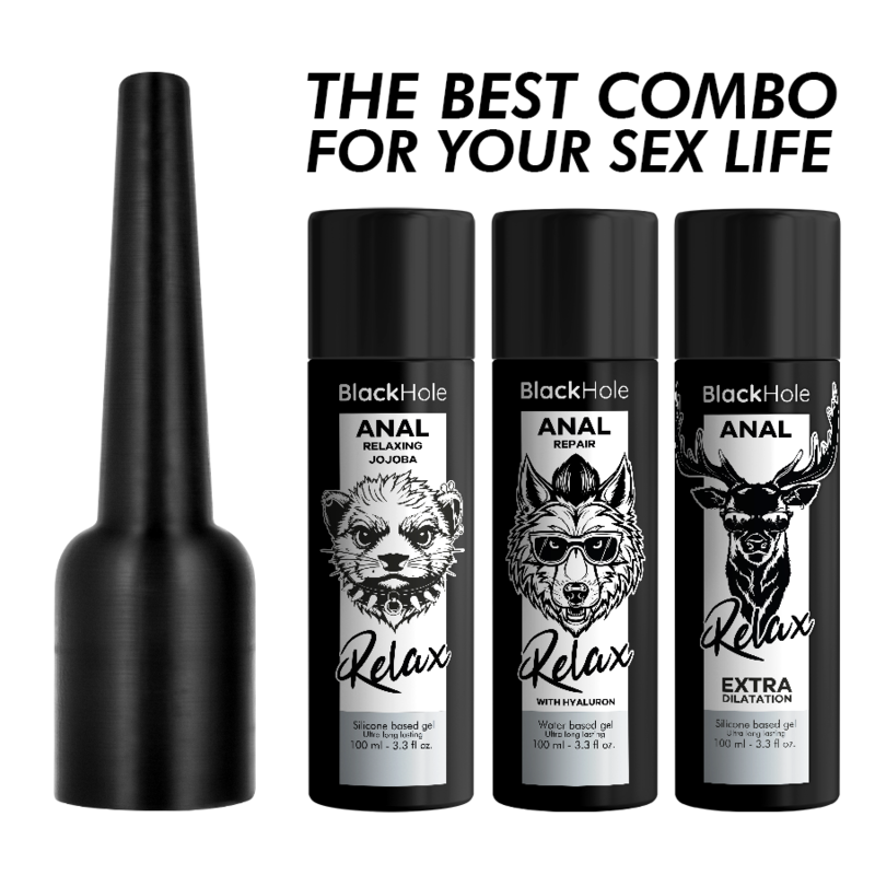 BLACK HOLE ANAL LUBE APPLIER L SIZE 100 ML