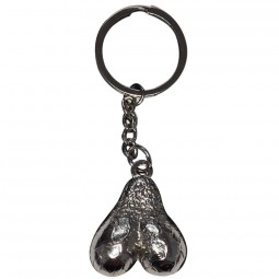 DIABLO PICANTE SILVER EGGS METAL KEYCHAIN