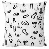 DIABLO PICANTE 30 X 30 PENIS CUSHION WHITE