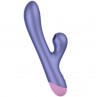 ROMP PULSE RABBIT DUAL G SPOT VIBRATOR ELECTRIC BLUE