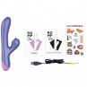 ROMP PULSE RABBIT DUAL G SPOT VIBRATOR ELECTRIC BLUE