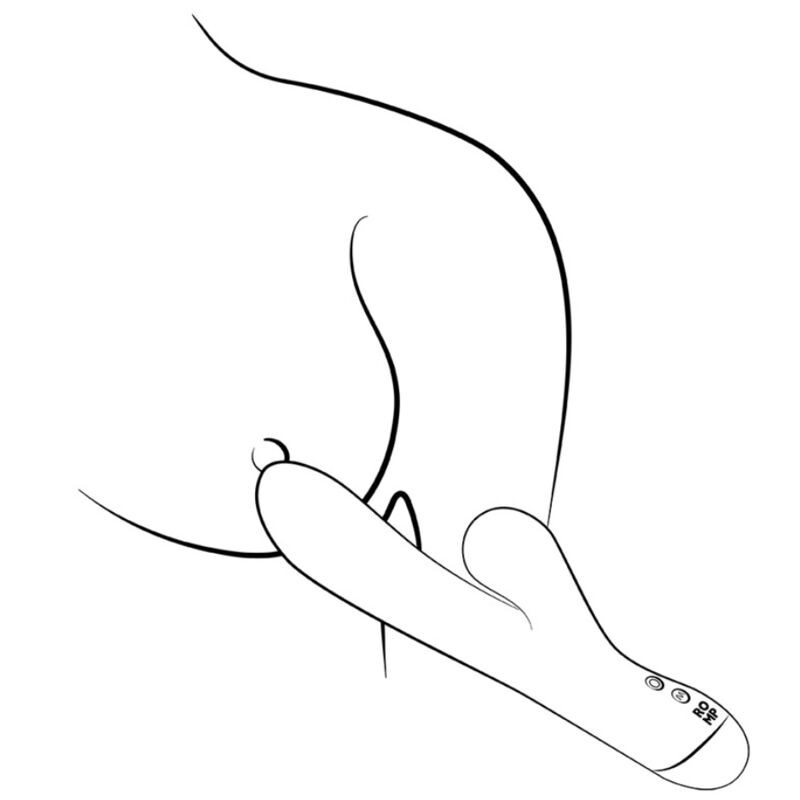 ROMP PULSE RABBIT DUAL G SPOT VIBRATOR ELECTRIC BLUE