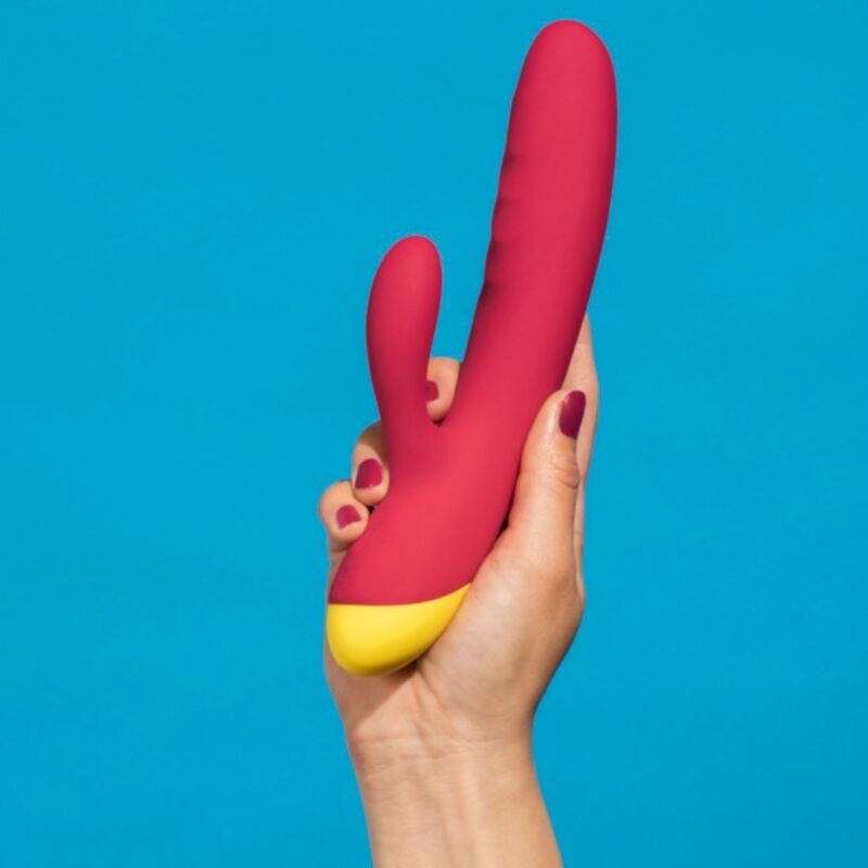 ROMP JAZZ RECHARGEABLE RABBIT VIBRATOR RED