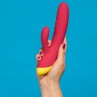 ROMP JAZZ RECHARGEABLE RABBIT VIBRATOR RED