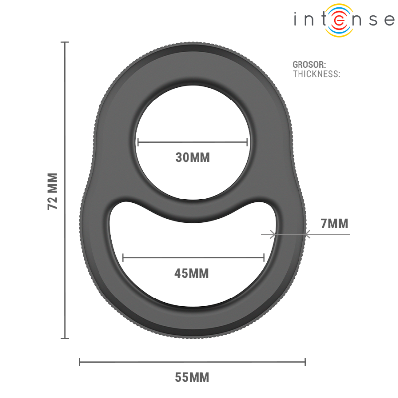 INTENSE RICHARD DOUBLE PENIS RING MODEL 1