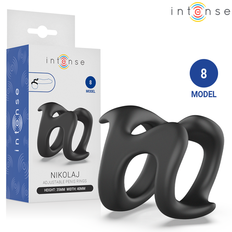 INTENSE NIKOLAJ ADJUSTABLE PENIS RING MODEL 8