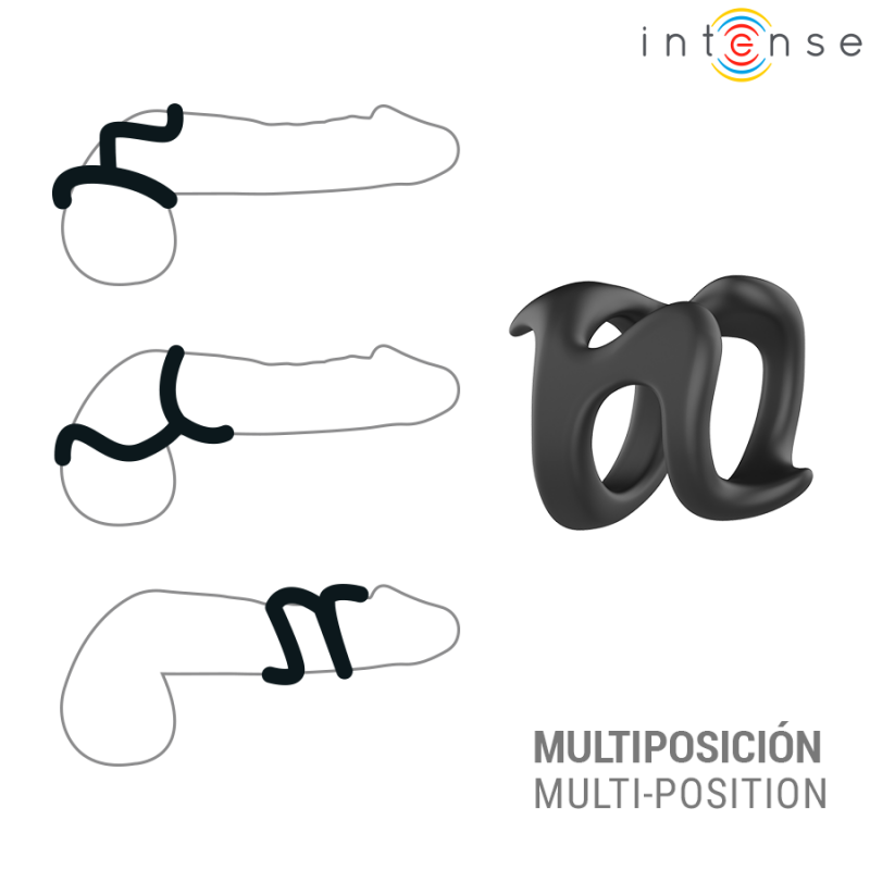 INTENSE NIKOLAJ ADJUSTABLE PENIS RING MODEL 8