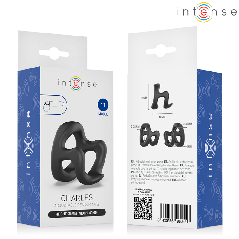 INTENSE CHARLES ADJUSTABLE PENIS RING MODEL 11