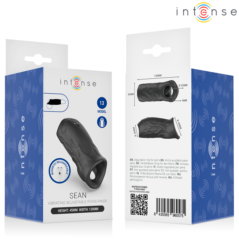 INTENSE SEAN VIBRATING ADJUSTABLE PENIS RING MODEL 13