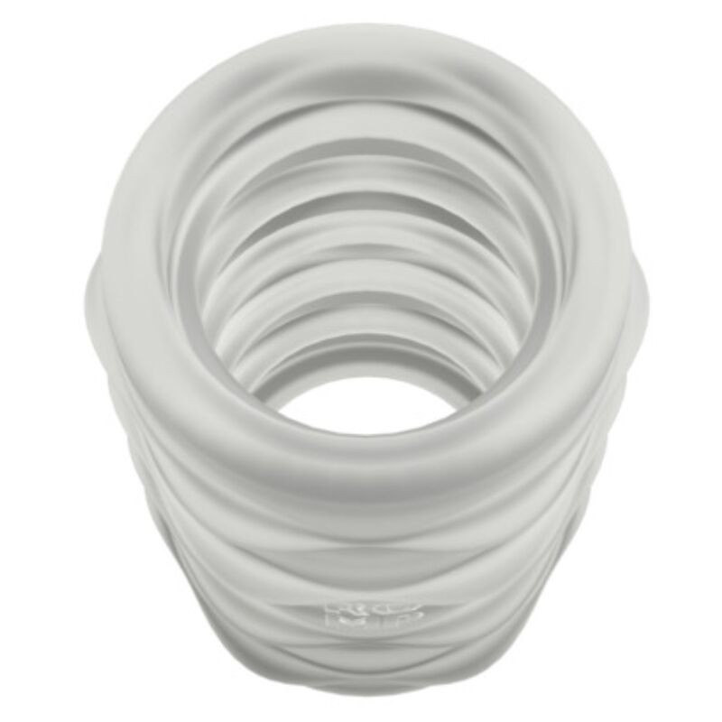 ROMP MOSH TRANSPARENT MALE MASTURBATOR WITH 6 CM REVERSBLE SHEATH
