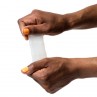 ROMP MOSH TRANSPARENT MALE MASTURBATOR WITH 6 CM REVERSBLE SHEATH