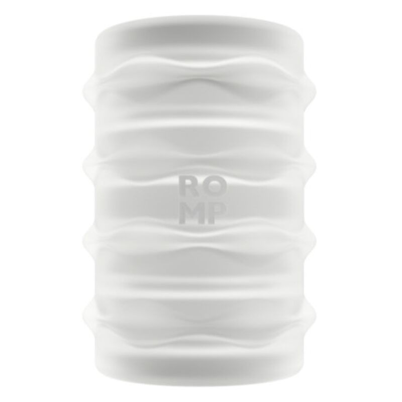 ROMP MOSH TRANSPARENT MALE MASTURBATOR WITH 6 CM REVERSBLE SHEATH